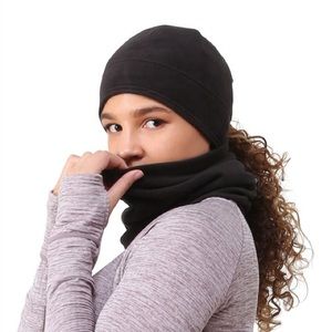 PINK Victoria’s Secret Polar Fleece Neck & Face Cover in Black 🖤